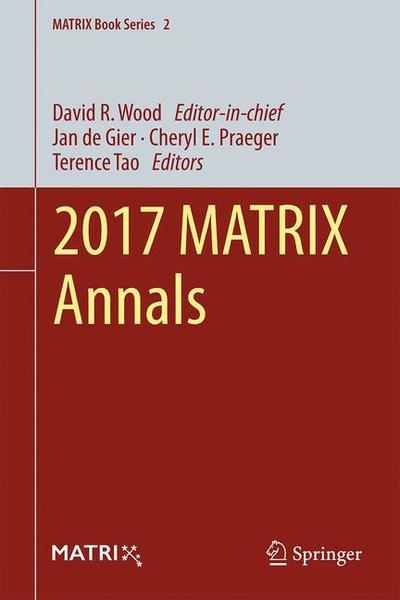 Cover for 2017 MATRIX Annals (Book) [1st ed. 2019 edition] (2019)