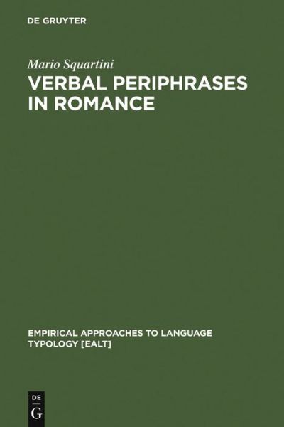 Cover for M. Squartini · Verbal Periphr.in Romance (Book) (1998)