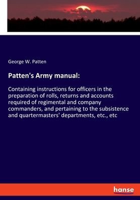 Cover for Patten · Patten's Army manual: (Book) (2019)