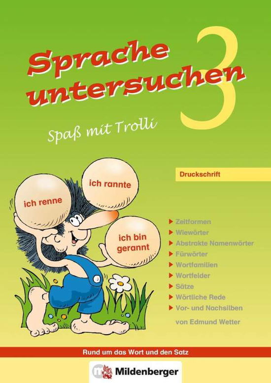 Cover for Edmund Wetter · Sprache unters.Spaß m.Trolli.DS. 3.Sj. (Book)