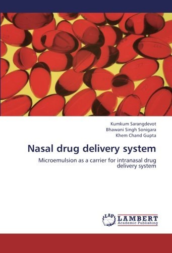 Cover for Khem Chand Gupta · Nasal Drug Delivery System: Microemulsion As a Carrier for Intranasal Drug Delivery System (Pocketbok) (2013)