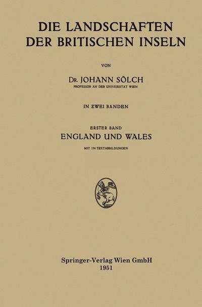 Cover for S  Lch  Johann · Die Landschaften Der Britischen Inseln (Paperback Bog) (1951)