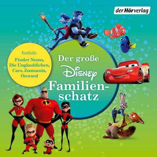 Der Große Disney-familienschatz - Disney - Musiikki - Tonpool - 9783844541601 - maanantai 10. toukokuuta 2021