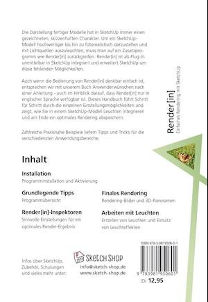 Cover for Ebba Steffens · Render[in] - Einfaches Rendering mit SketchUp (Taschenbuch) (2018)