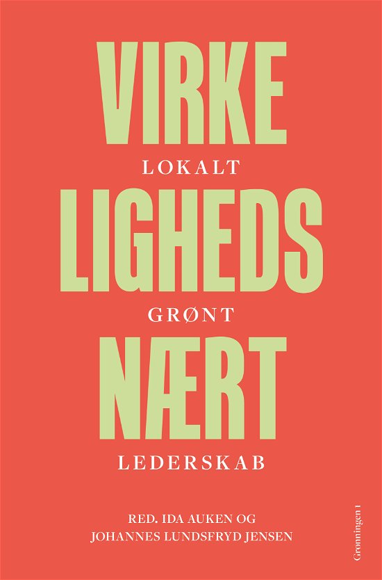 Cover for Johannes Lundsfryd Jensen Red. Ida Auken · Virkelighedsnært (Sewn Spine Book) [1st edition] (2024)