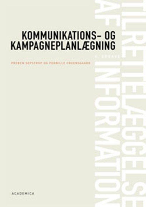 Cover for Preben Sepstrup; Pernille Fruensgaard Øe · Tilrettelæggelse af information (Sewn Spine Book) [4th edition] (2010)
