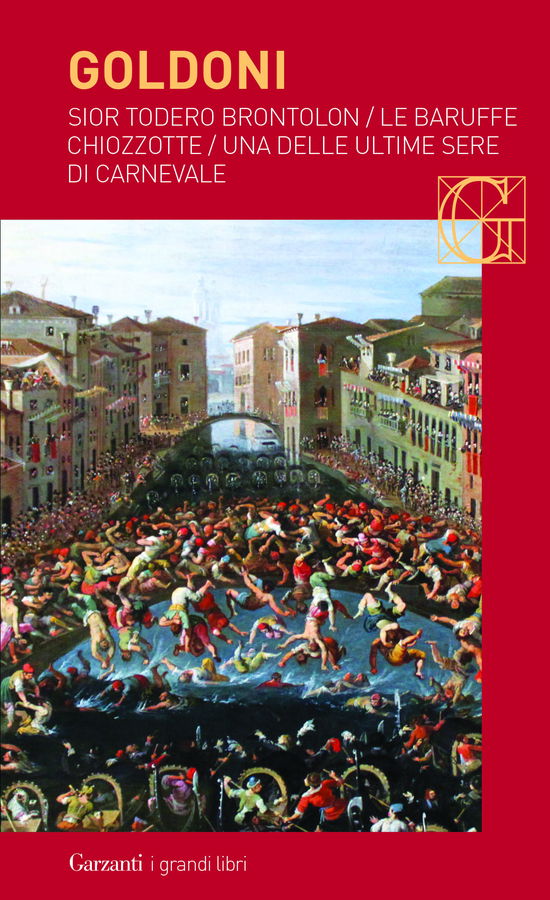 Cover for Carlo Goldoni · Sior Todero Brontolon-Le Baruffe Chiozzotte-Una Delle Ultime Sere Di Carnevale (Book)