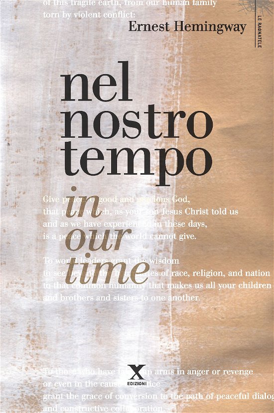 Cover for Ernest Hemingway · Nel Nostro Tempo (Bok)