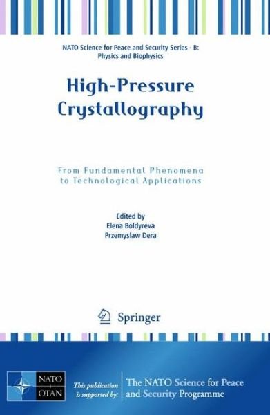 Cover for Boldyreva · High-Pressure Crystallography: From Fundamental Phenomena to Technological Applications - NATO Science for Peace and Security Series B: Physics and Biophysics (Paperback Book) [2010 edition] (2010)