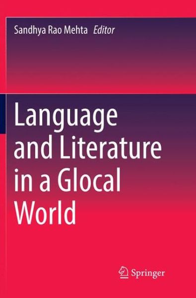 Cover for Language and Literature in a Glocal World (Paperback Book) [Softcover reprint of the original 1st ed. 2018 edition] (2018)