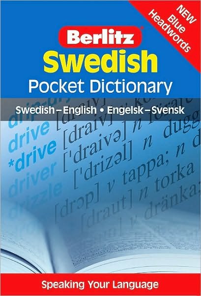 Cover for APA Publications Limited · Berlitz: Swedish Pocket Dictionary (N/A) (2007)