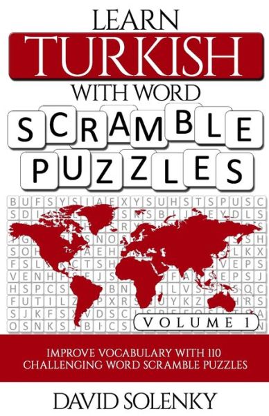 Cover for David Solenky · Learn Turkish with Word Scramble Puzzles Volume 1 (Paperback Book) (2020)