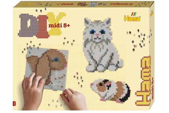 Cover for Hama · Hama Strijkkralenset Gift Box - Schattige Dieren 4000st. (Leksaker)