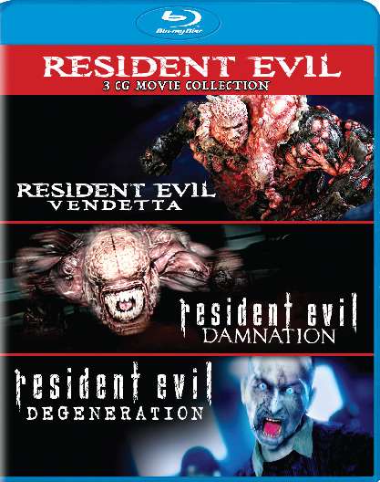 Cover for Resident Evil: Damnation / Resident Evil (Blu-ray) (2017)