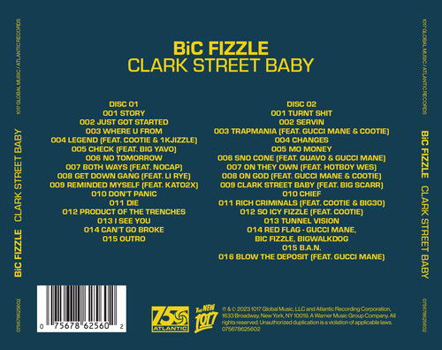 Clark Street Baby - Bic Fizzle - Muzyka - Atlantic Mod - 0075678625602 - 17 lutego 2023