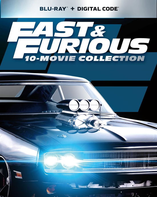 Cover for Fast &amp; Furious 10-movie Collection (Blu-ray) (2023)