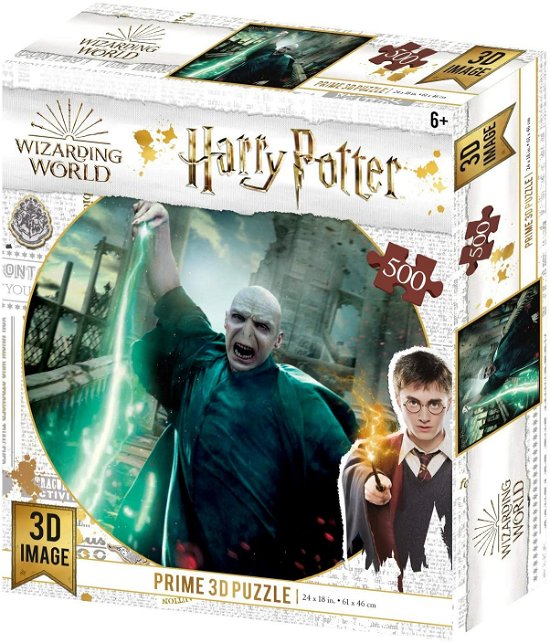 Cover for Harry Potter · Harry Potter Voldemort Super 3D Puzzles 500pc (61cm x 46cm) (Jigsaw Puzzle) (2022)