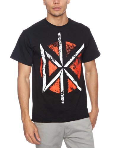 Cover for Dead Kennedys · Distressed Dk Logo (T-shirt) [size S] [Black edition] (2011)