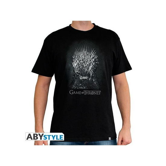 Game Of Thrones: Iron Throne Black New Fit (T-Shirt Unisex Tg. S) - Game of Thrones - Merchandise - ABYstyle - 3760116330602 - February 7, 2019