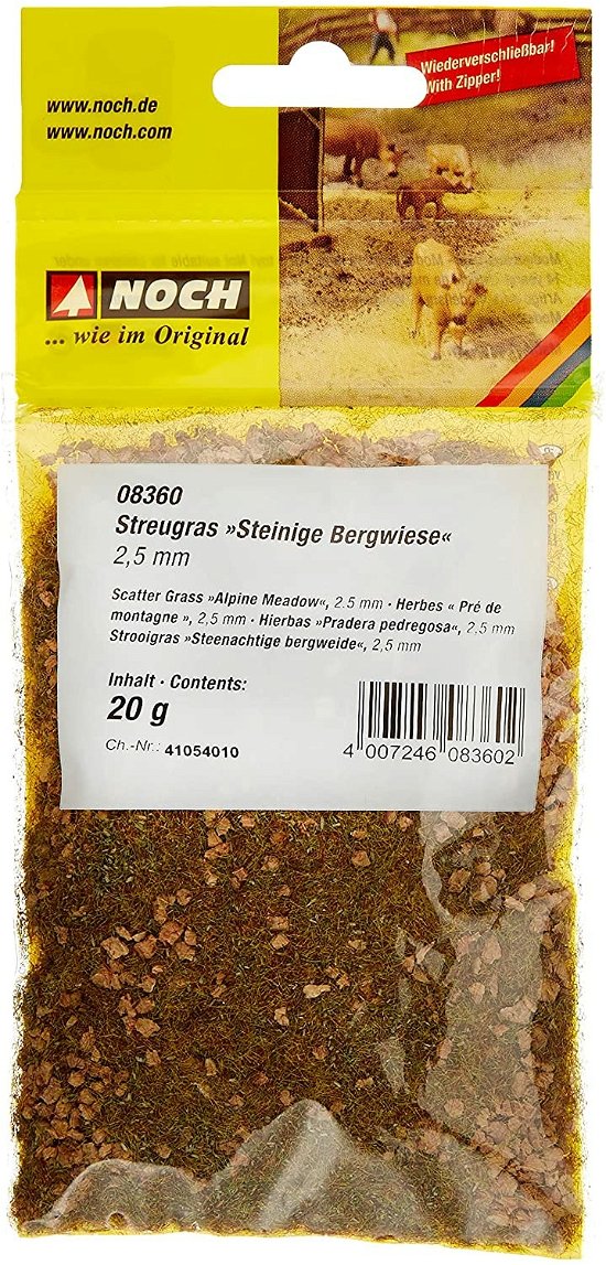 Cover for Noch · Streugras Steinige Bergwiese 2,5 Mm, 20 G (Leksaker)