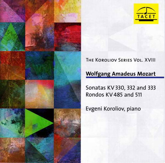 Mozart Koroliov Series Xviii - Koroliov Evgeni - Música - TACET - 4009850022602 - 25 de noviembre de 2016