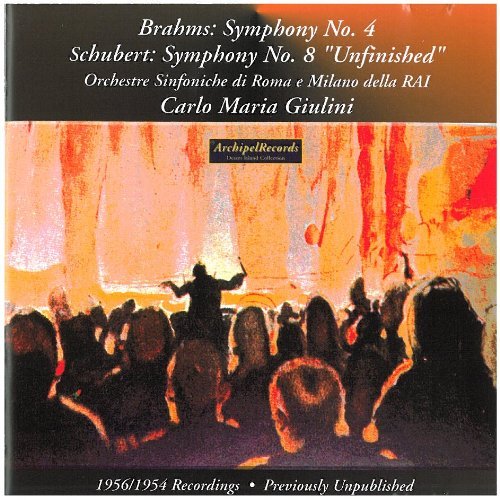 Cover for Brahms / Schubert / Sinfonia Milano Rai / Giulini · Symphony 4 &amp; 8 (CD) (2007)
