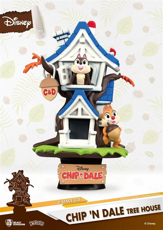 Disney - D-Select - Chip'N Dale Tree House - 16Cm - Figurines - Merchandise -  - 4710227010602 - 15. Januar 2020