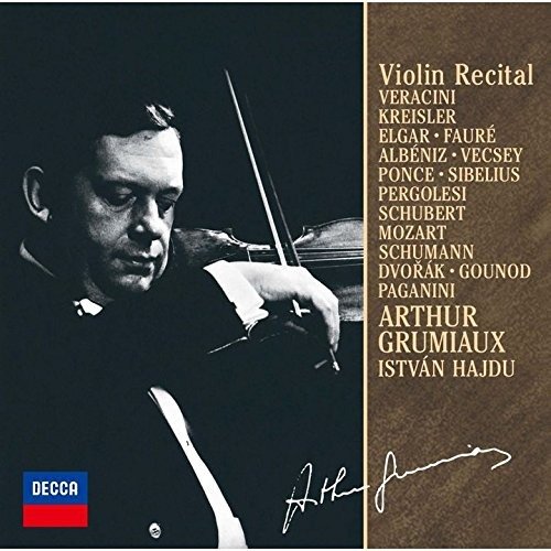 Cover for Arthur Grumiaux · Apres Un Reve - Violin Recital 3 (CD) (2021)