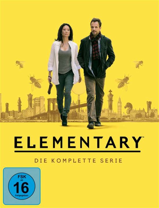 Cover for Jonny Lee Miller,lucy Liu,aidan Quinn · Elementary - Die Komplette Serie (DVD) (2020)