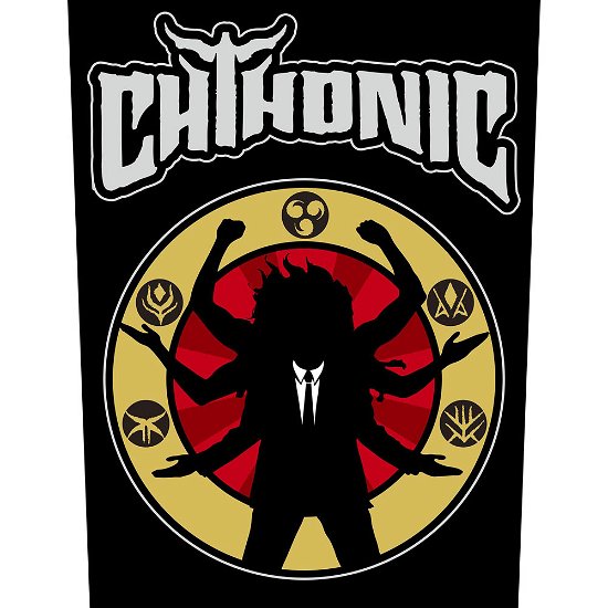 Cover for Chthonic · Chthonic Back Patch: Deity (MERCH) [Black edition] (2019)