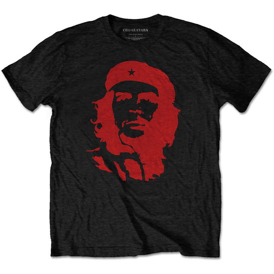 Che Guevara Unisex T-Shirt: Red on Black - Che Guevara - Merchandise - Rockoff - 5056170695602 - November 16, 2020