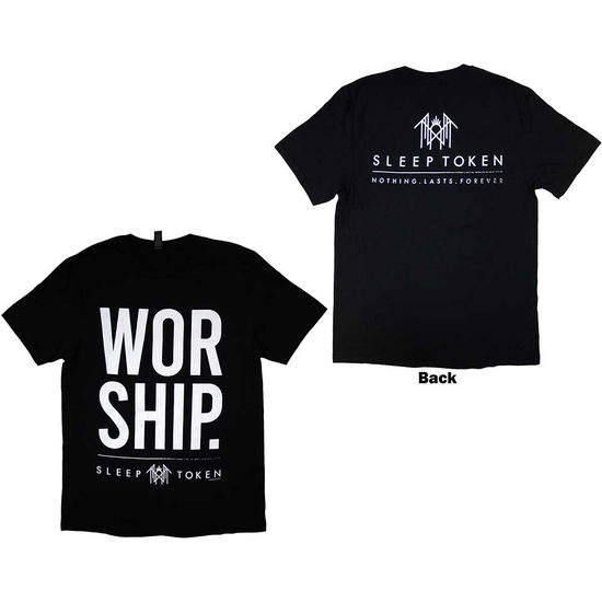 Sleep Token Unisex T-Shirt: Worship (Back Print) - Sleep Token - Fanituote -  - 5056737218602 - 