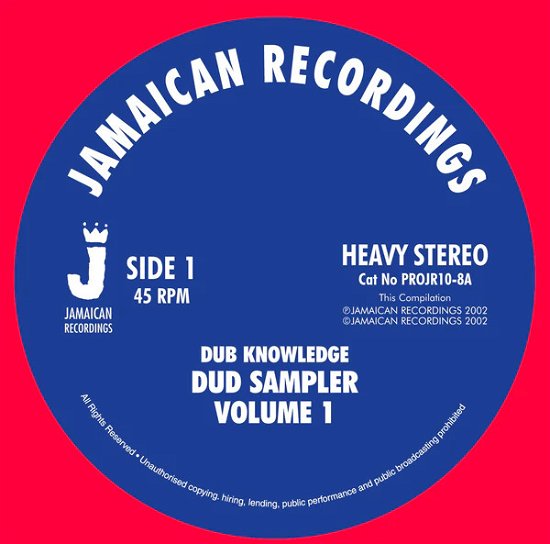 Dub Sampler Vol 1 - V/A - Musik - JAMAICAN RECORDINGS - 5060135763602 - 7. april 2023