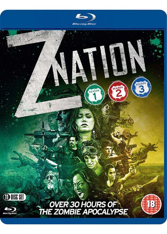 Cover for Z Nation Seasons 13 Bluray · Z Nation Seasons 1-3 (Blu-ray) (2017)