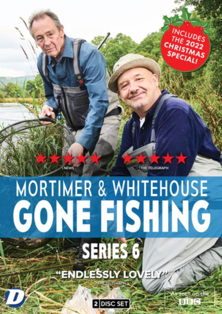 Cover for Mortimer  Whitehouse Fishing S6 DVD · Mortimer &amp; Whitehouse: Gone Fishing Series 6 (DVD) (2023)