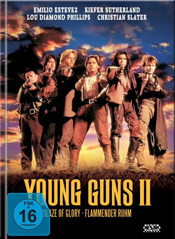 Emilio Estevez · Young Guns 2-blaze of Glory (Blu-ray+dvd) (Med