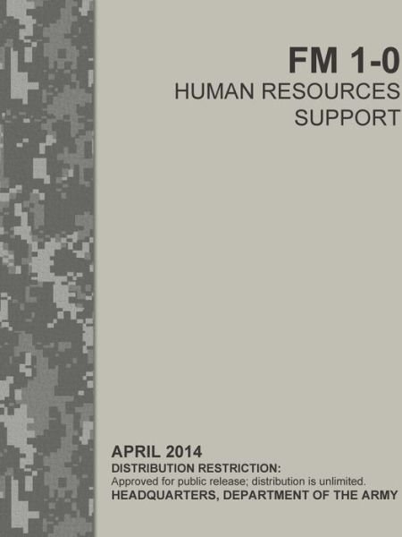 Cover for Headquarters Department of the Army · Human Resources Support (Paperback Book) (2019)