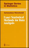 Cover for Samaradasa Weerahandi · Exact statistical methods for data analysis (Book) (2003)