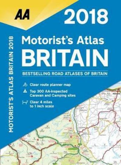 Cover for AA Publishing · AA Motorist's Atlas Britain (Spiralbok) [40 Revised edition] (2017)