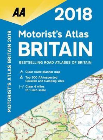 Cover for AA Publishing · AA Motorist's Atlas Britain (Spiralbuch) [40 Revised edition] (2017)