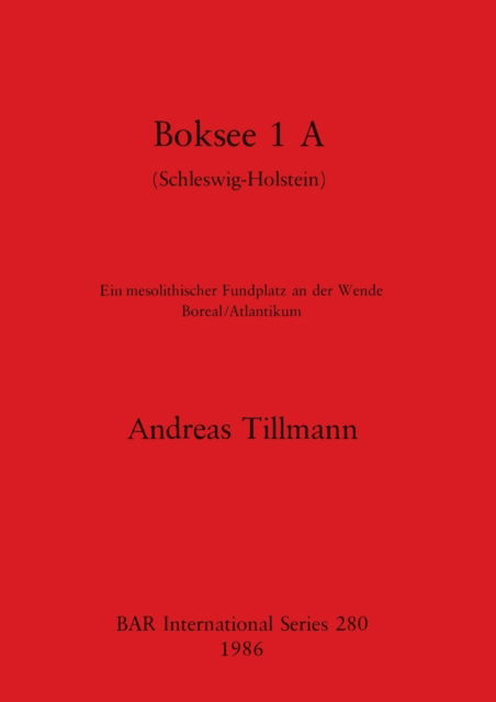 Cover for Andreas Tillmann · Boksee 1 A (Schleswig-Holstein) (N/A) (1986)