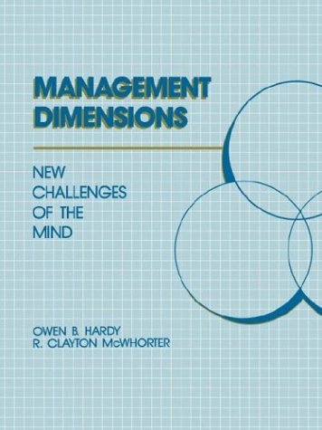Cover for Hardy · Management Dimensions: New Challenges (Paperback Bog) (1988)