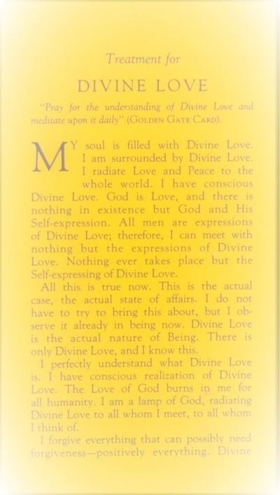 Cover for Emmet Fox · Treatment for Divine Love: (#33) (Pamphlet) (1985)
