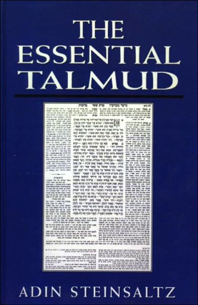 Cover for Adin Steinsaltz · The Essential Talmud (Inbunden Bok) [New edition] (1992)