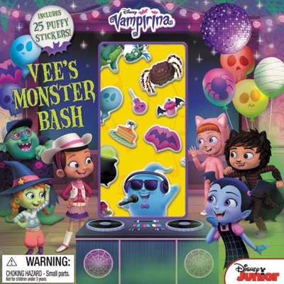 Cover for Disney Book Group · Vampirina Vee's Monster Bash: With Puffy Stickers! (Paperback Book) (2018)