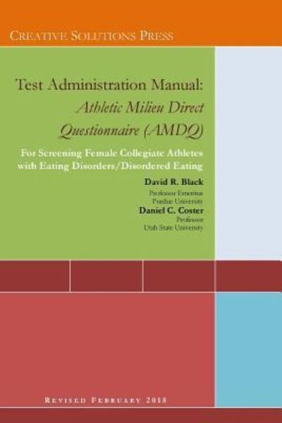 Cover for David R Black · Test Administration Manual (Pocketbok) (2018)