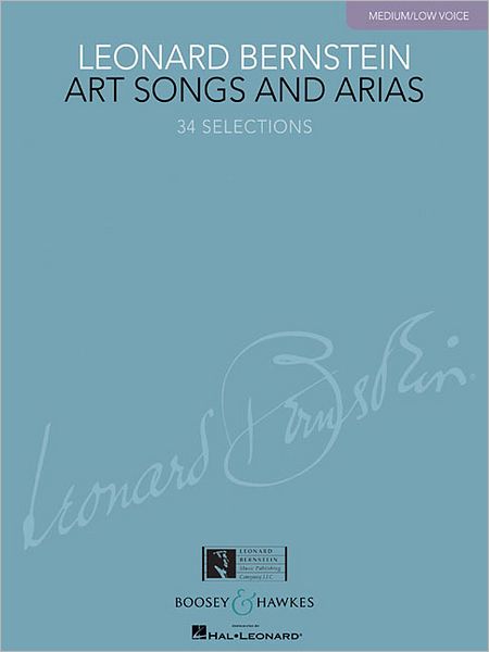 Cover for Bernstein · Art Songs,mi / tief+Kl.BHI93392 (Book) (2007)