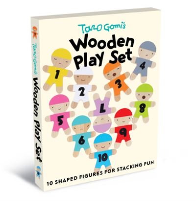 Taro Gomi · Taro Gomi's Wooden Play Set: 10 Shaped Figures for Stacking Fun (SPILL) (2023)
