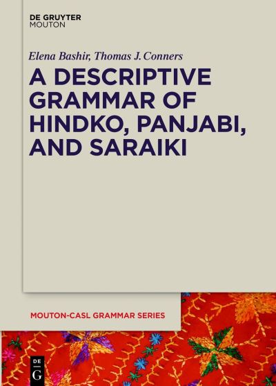 Cover for Elena Bashir · A Descriptive Grammar of Hindko, Panjabi, and Saraiki - Mouton-CASL Grammar Series [MCASL] (Taschenbuch) (2021)