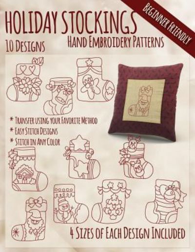 Cover for Stitchx Embroidery · Holiday Stockings Hand Embroidery Patterns (Paperback Book) (2016)